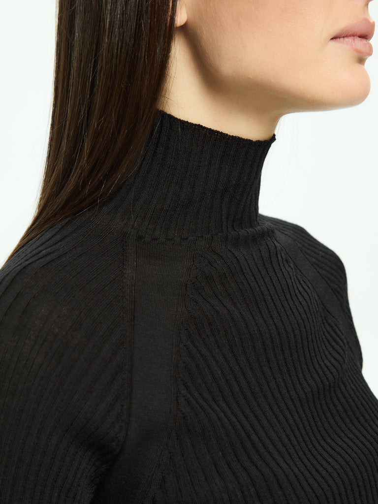 IXOS Maglia a coste NERO