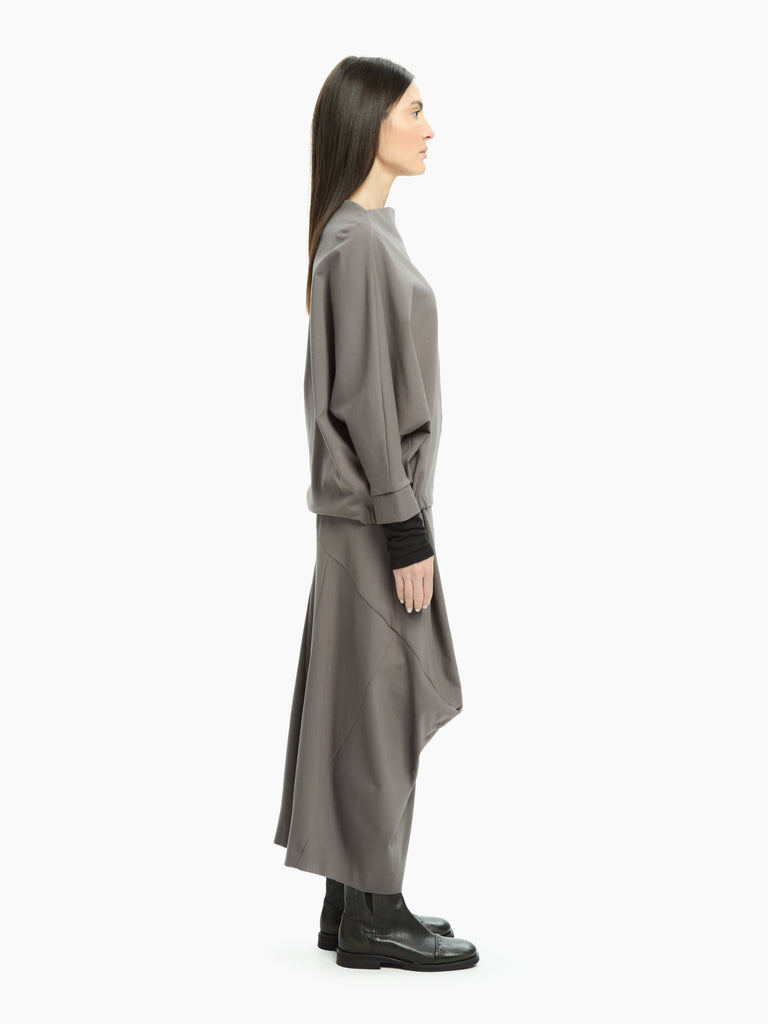 IXOS Maglia ampia con scollo morbido NERO