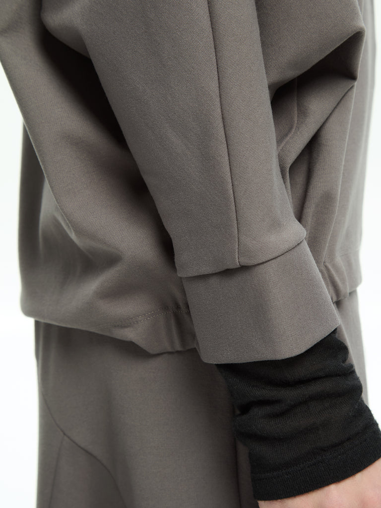 IXOS Maglia ampia con scollo morbido NERO