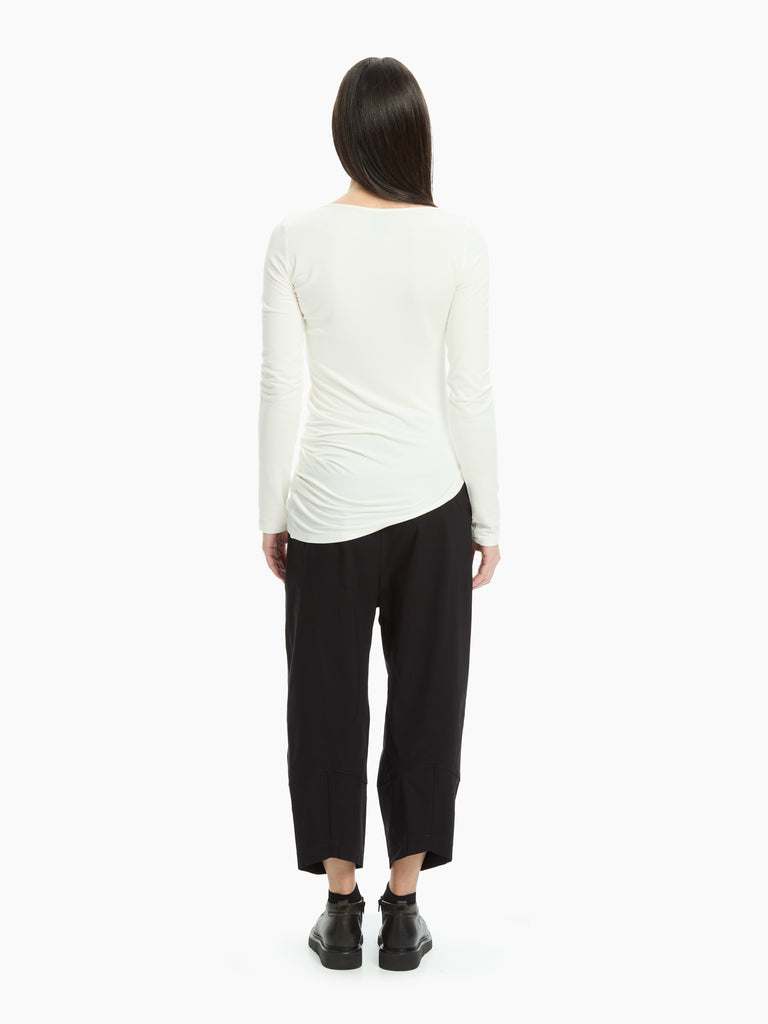 IXOS Maglia con fondo asimmetrico BIANCO