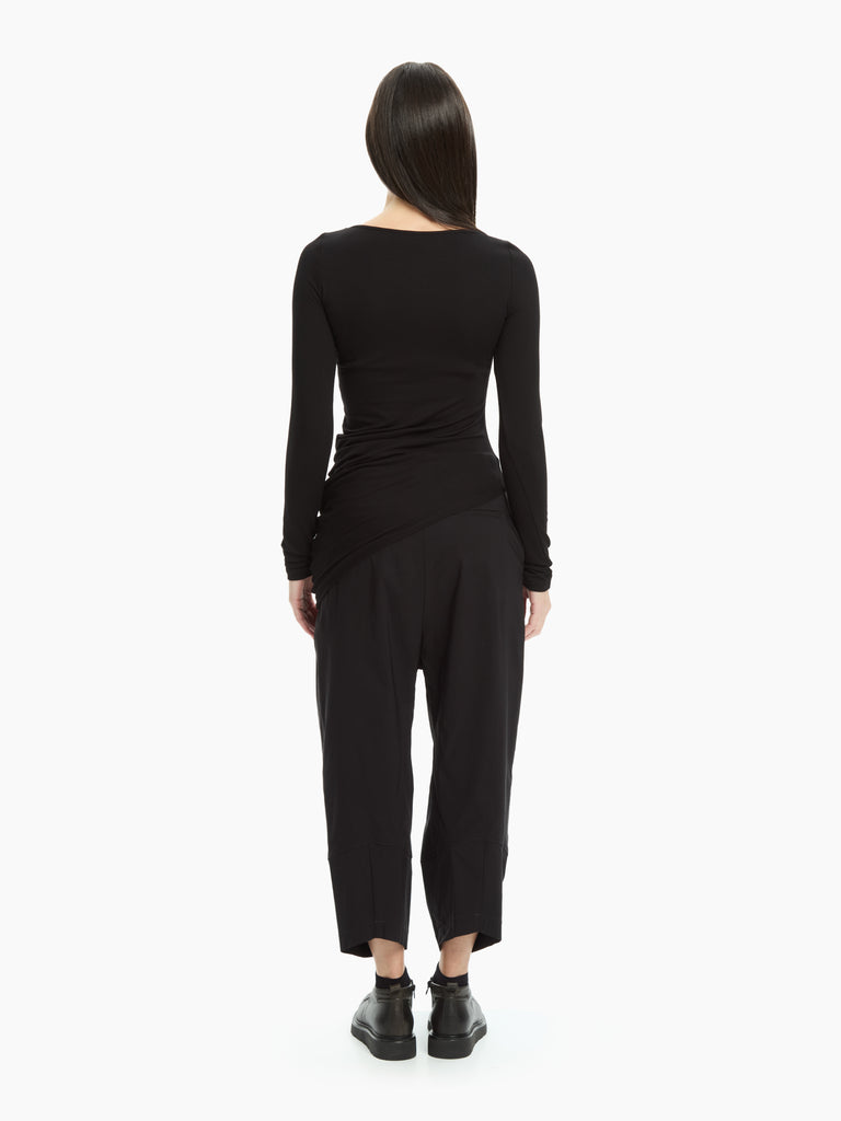 IXOS Maglia con fondo asimmetrico NERO