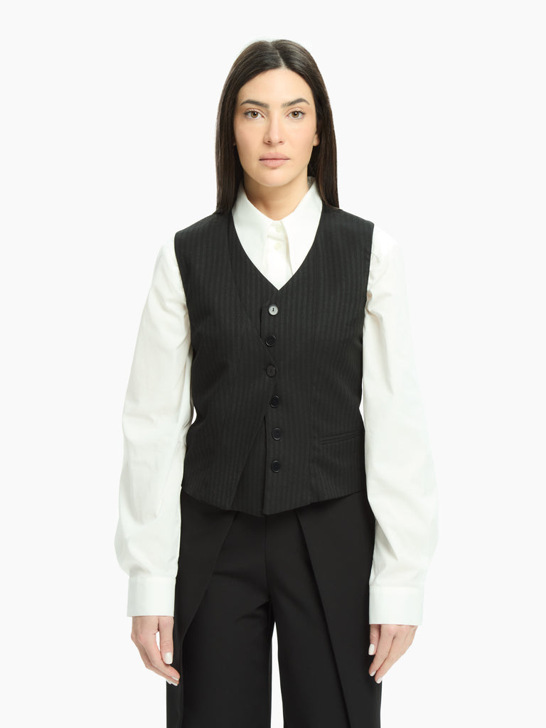 IXOS Gilet con tailoring contemporaneo  GRIGIO