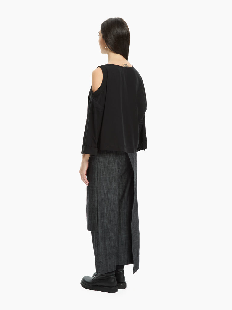 IXOS Maglia con cut-out NERO