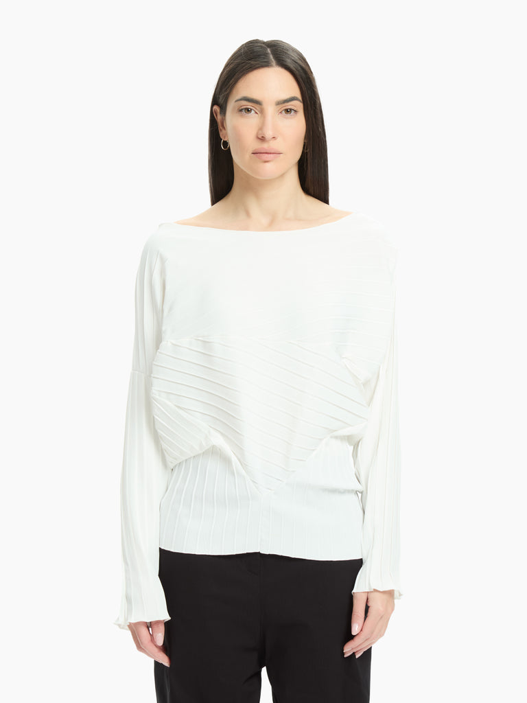 IXOS Blusa plissettata CIPRIA