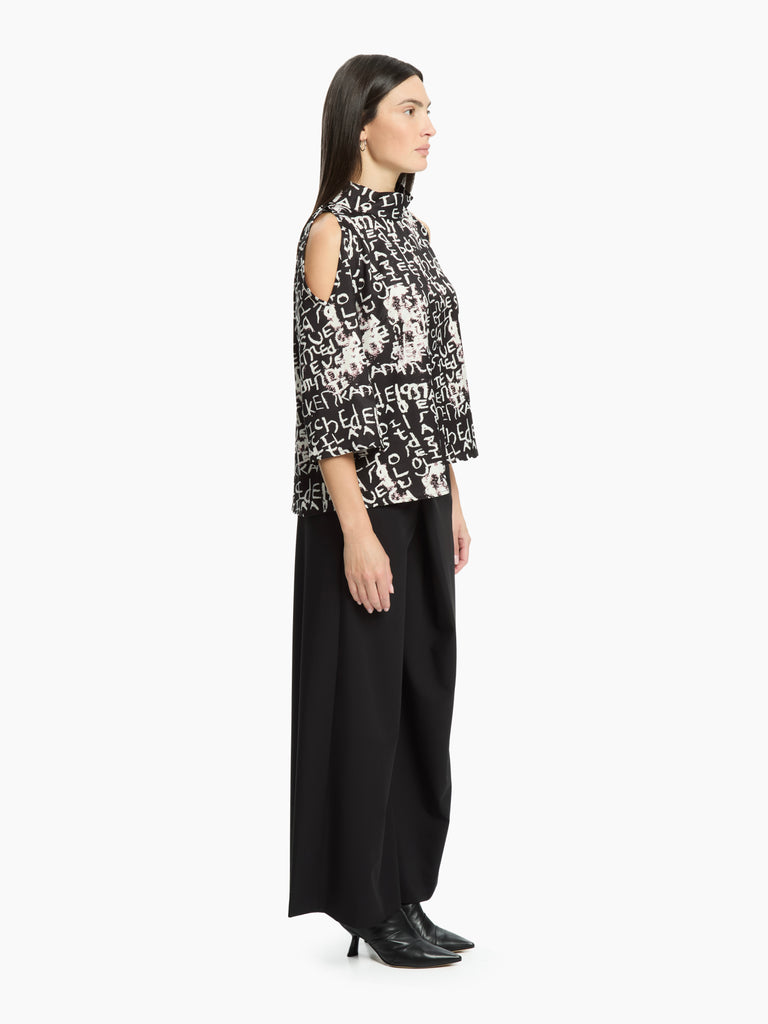 IXOS Blusa con stampa NERO