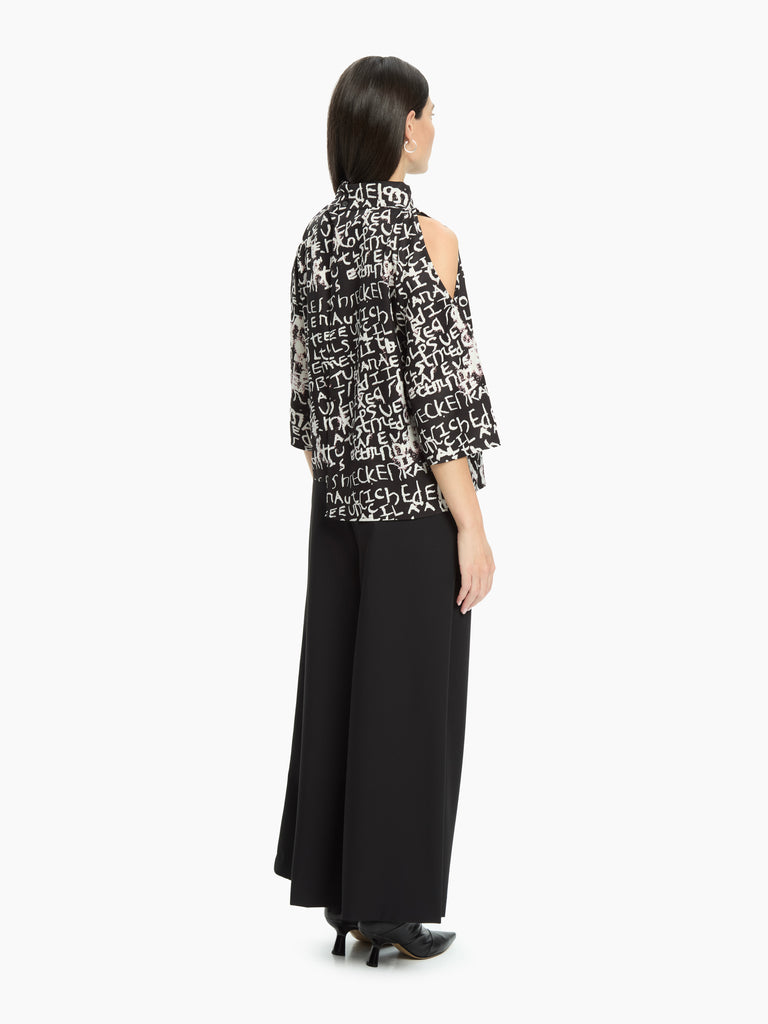 IXOS Blusa con stampa NERO
