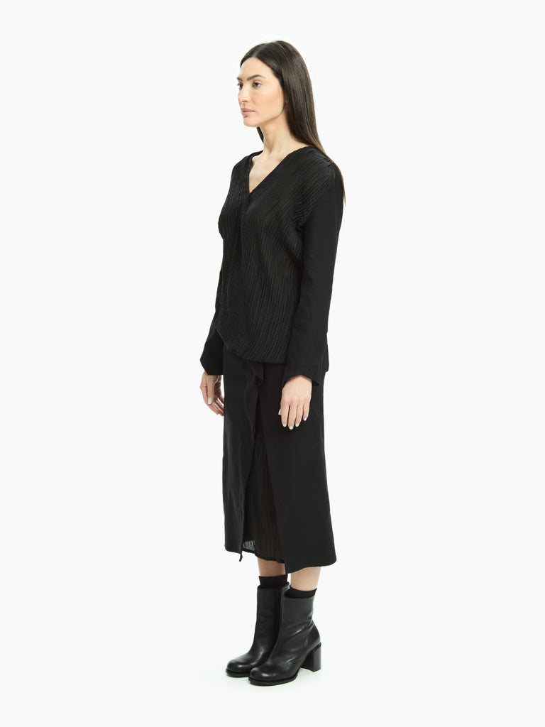 IXOS Blusa con pannello frontale NERO