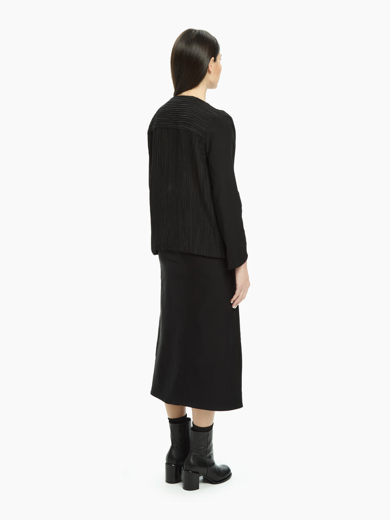 IXOS Blusa con pannello frontale NERO