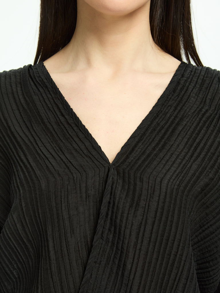 IXOS Blusa con pannello frontale NERO