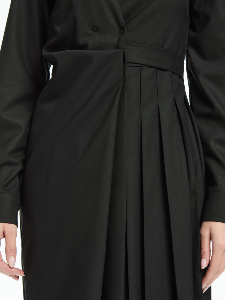 IXOS Abito con scollo a V incrociato NERO