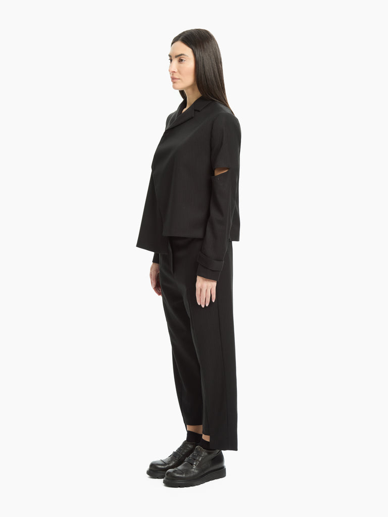 IXOS Giacca asimmetrica con cut-out NERO