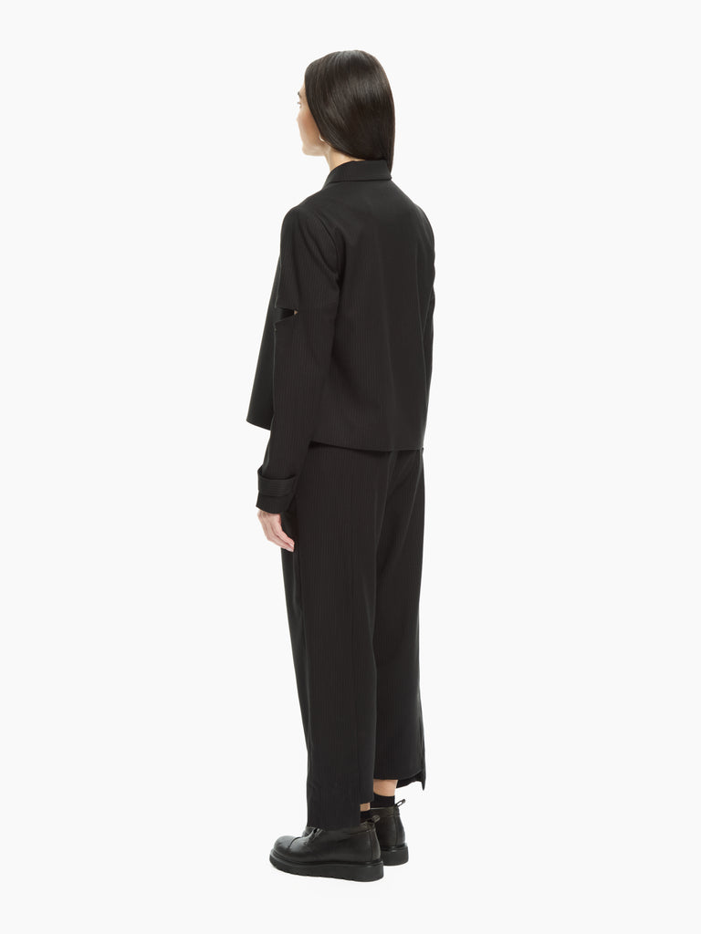 IXOS Giacca asimmetrica con cut-out NERO