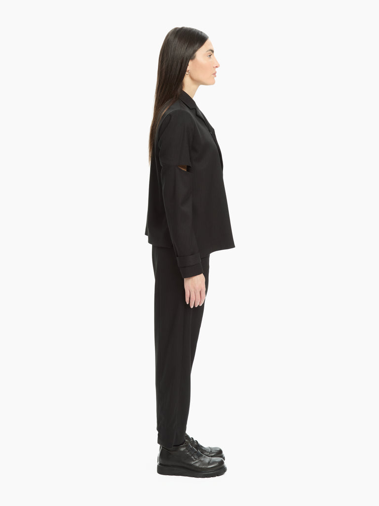 IXOS Giacca asimmetrica con cut-out NERO