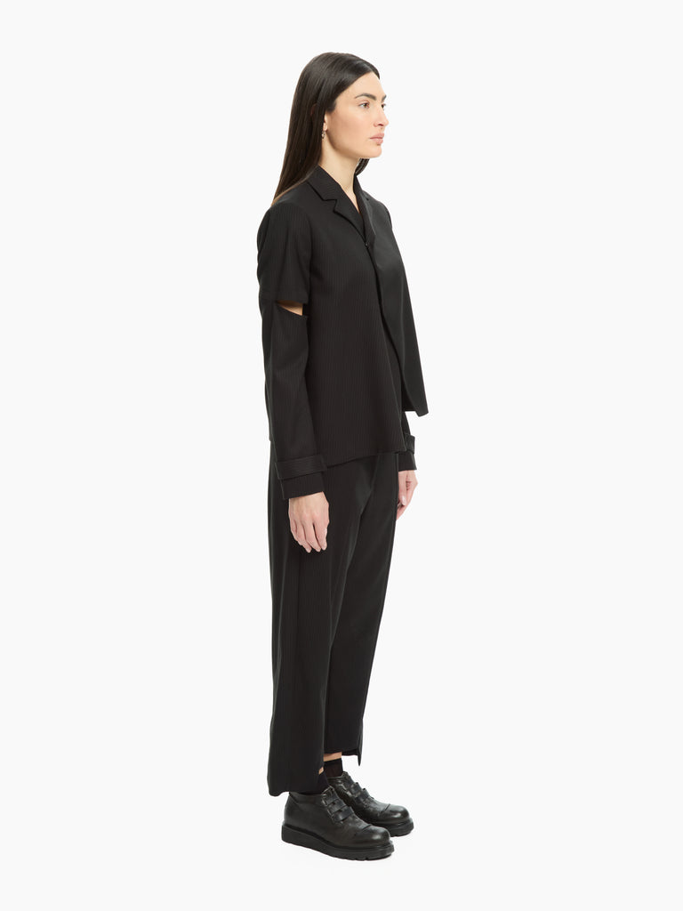 IXOS Giacca asimmetrica con cut-out NERO