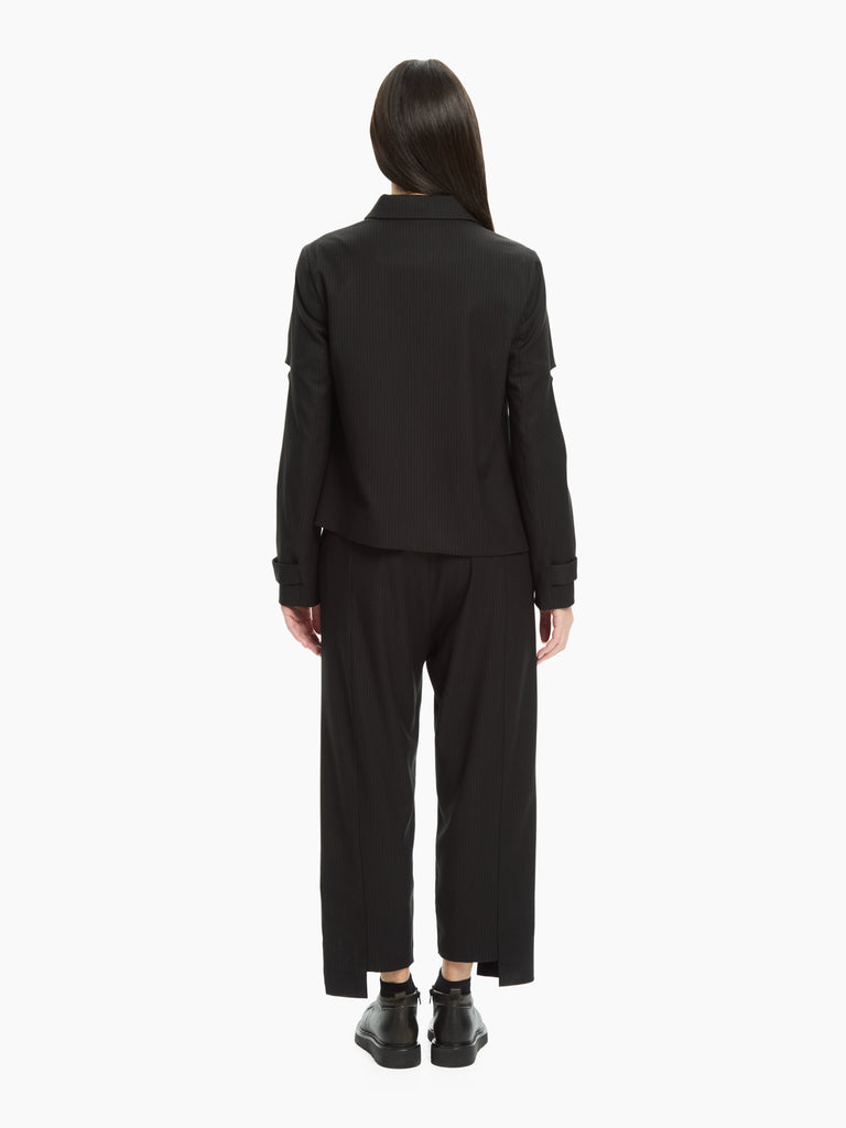IXOS Giacca asimmetrica con cut-out NERO
