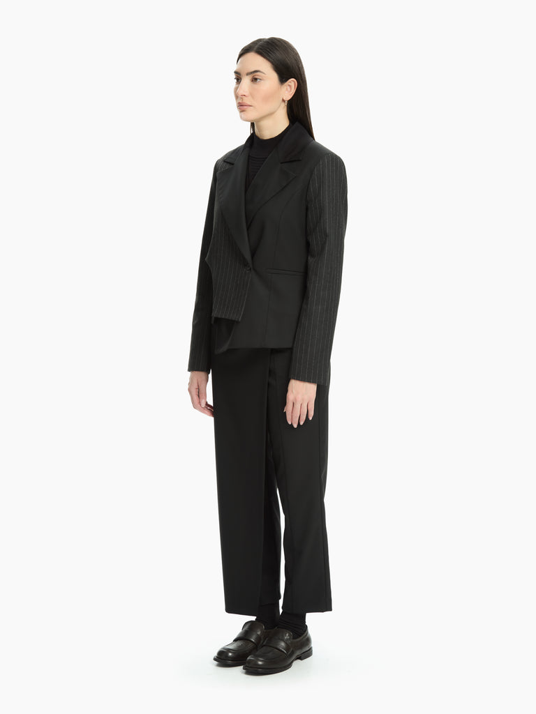 IXOS Giacca con pannelli asimmetrici NERO