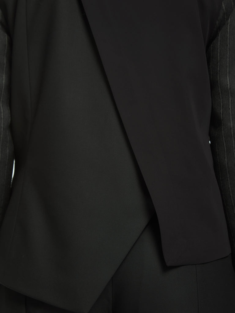 IXOS Giacca con pannelli asimmetrici NERO