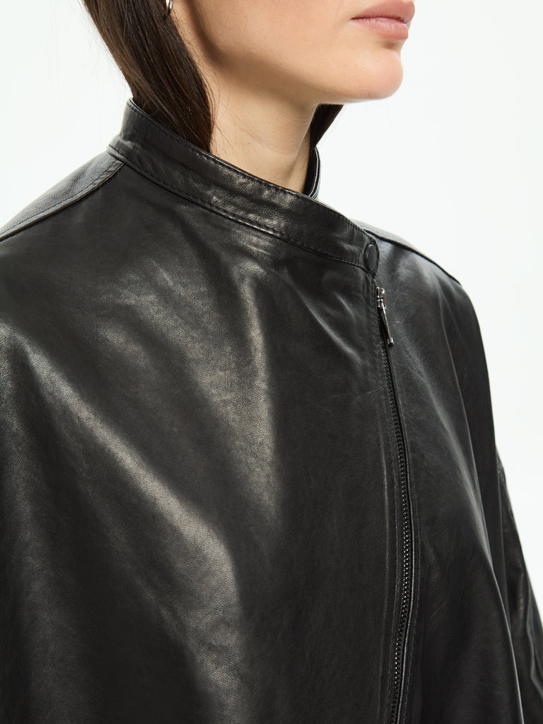 IXOS Giacca in pelle NERO