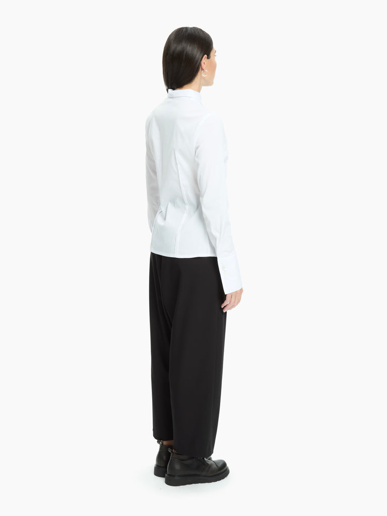 IXOS Camicia con pannelli sovrapposti BIANCO