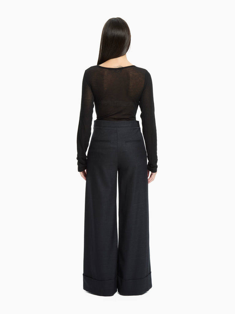 IXOS Pantalone a palazzo NERO