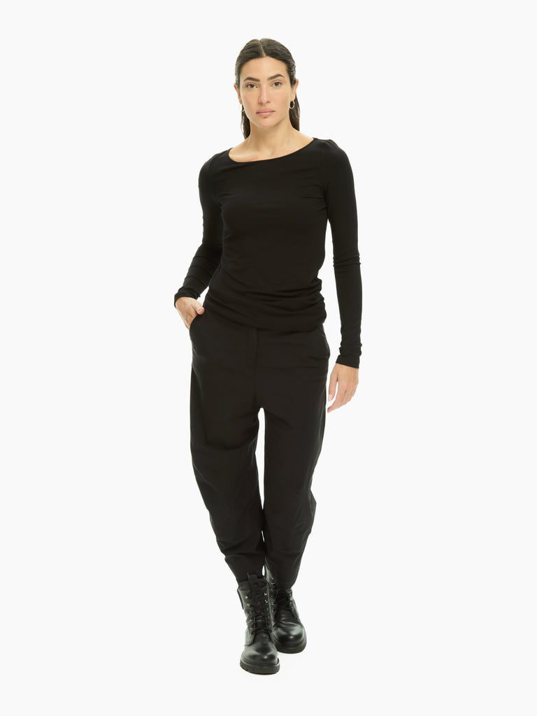 IXOS Pantalone con costruzione sartoriale NERO
