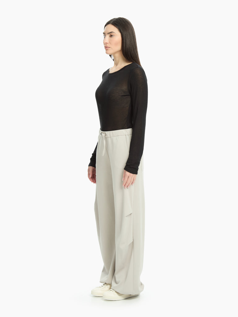 IXOS Pantalone wide leg  BEIGE