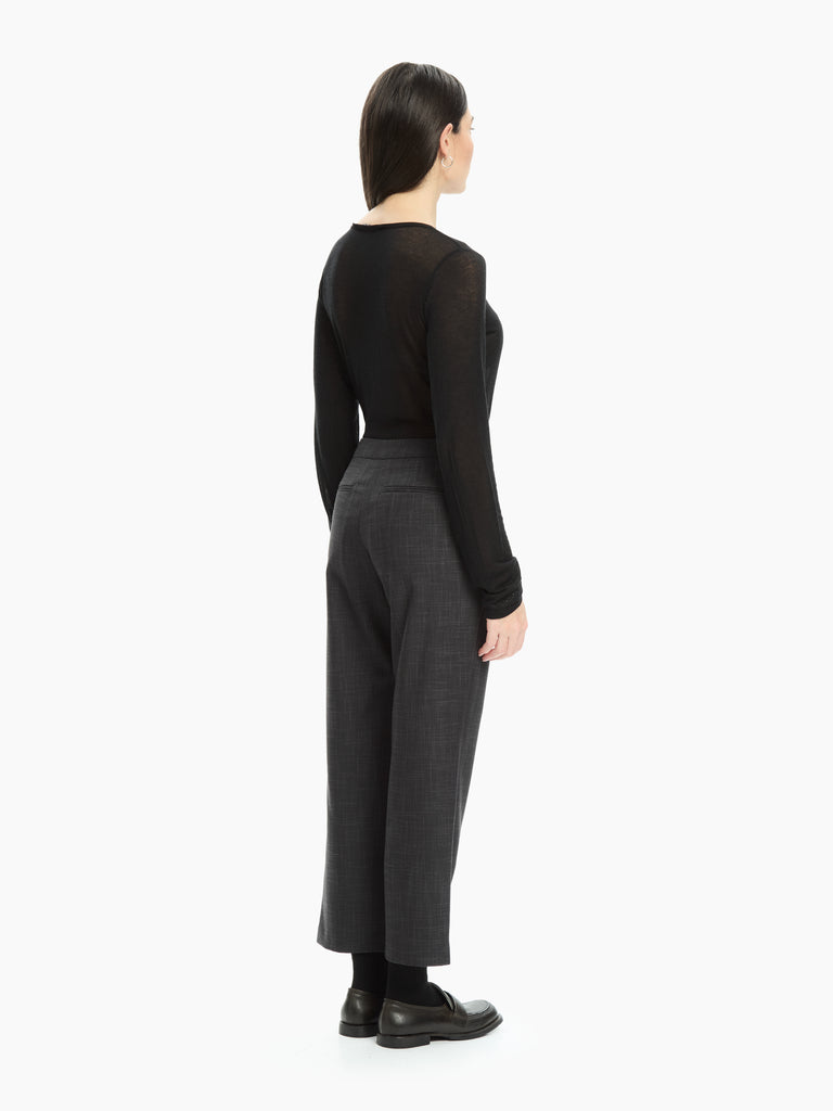 IXOS Pantalone strutturato con pannello sovrapposto GRIGIO