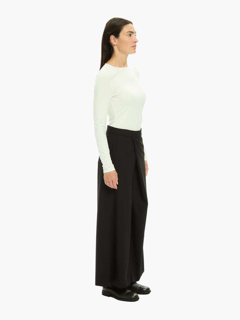 IXOS Pantalone palazzo NERO