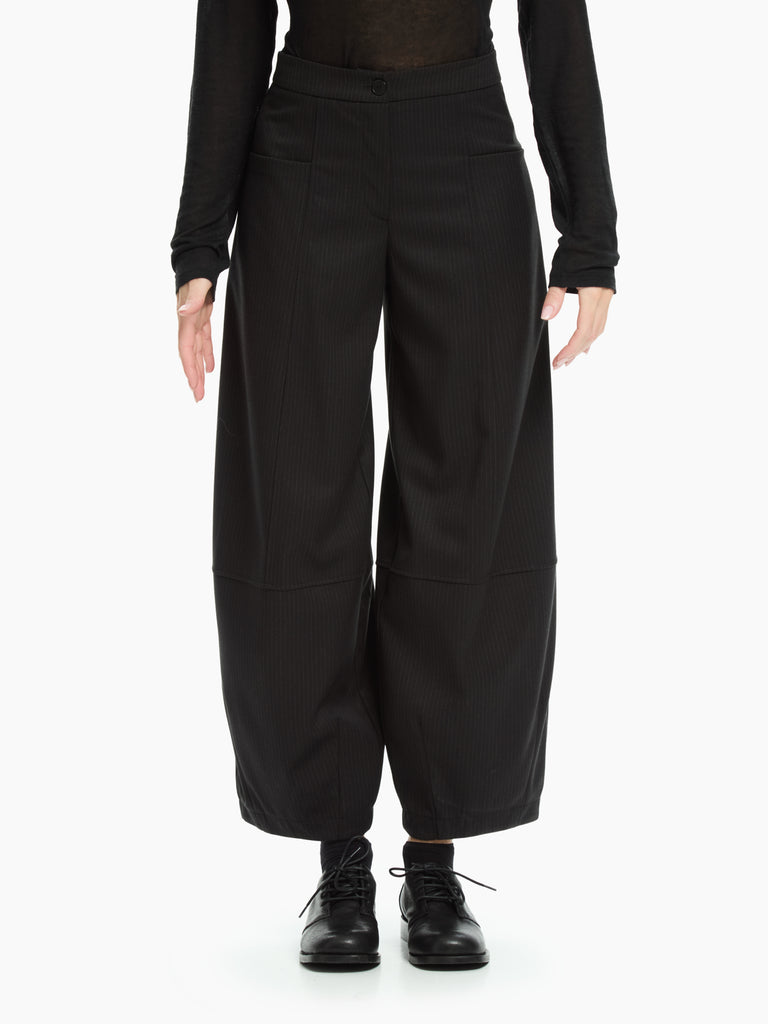 IXOS Pantalone gessato NERO