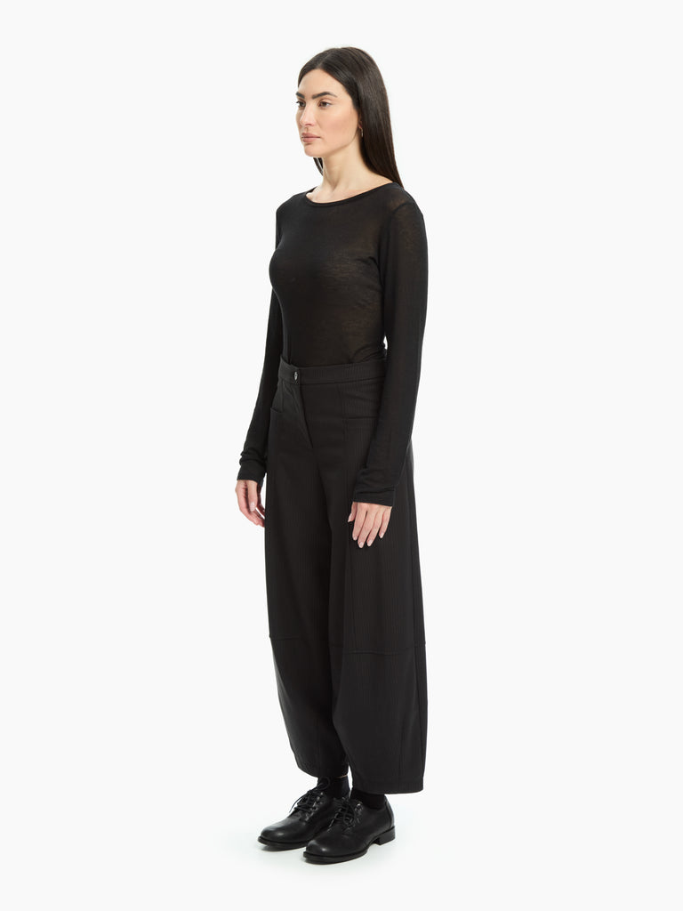 IXOS Pantalone gessato NERO