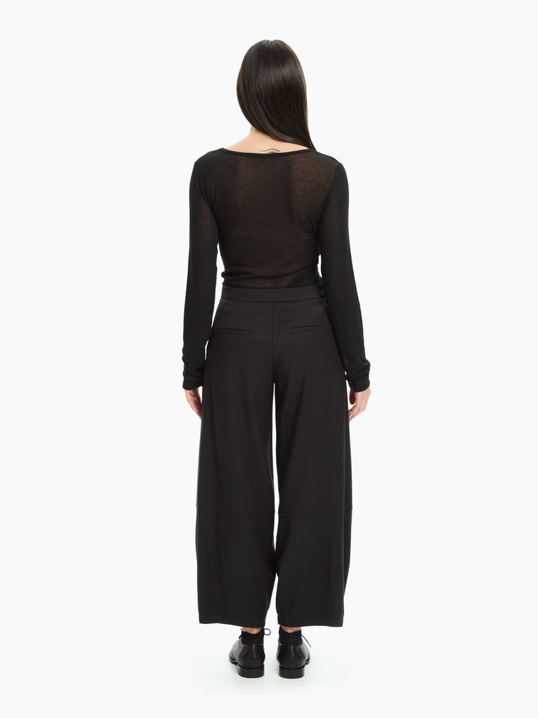 IXOS Pantalone gessato NERO