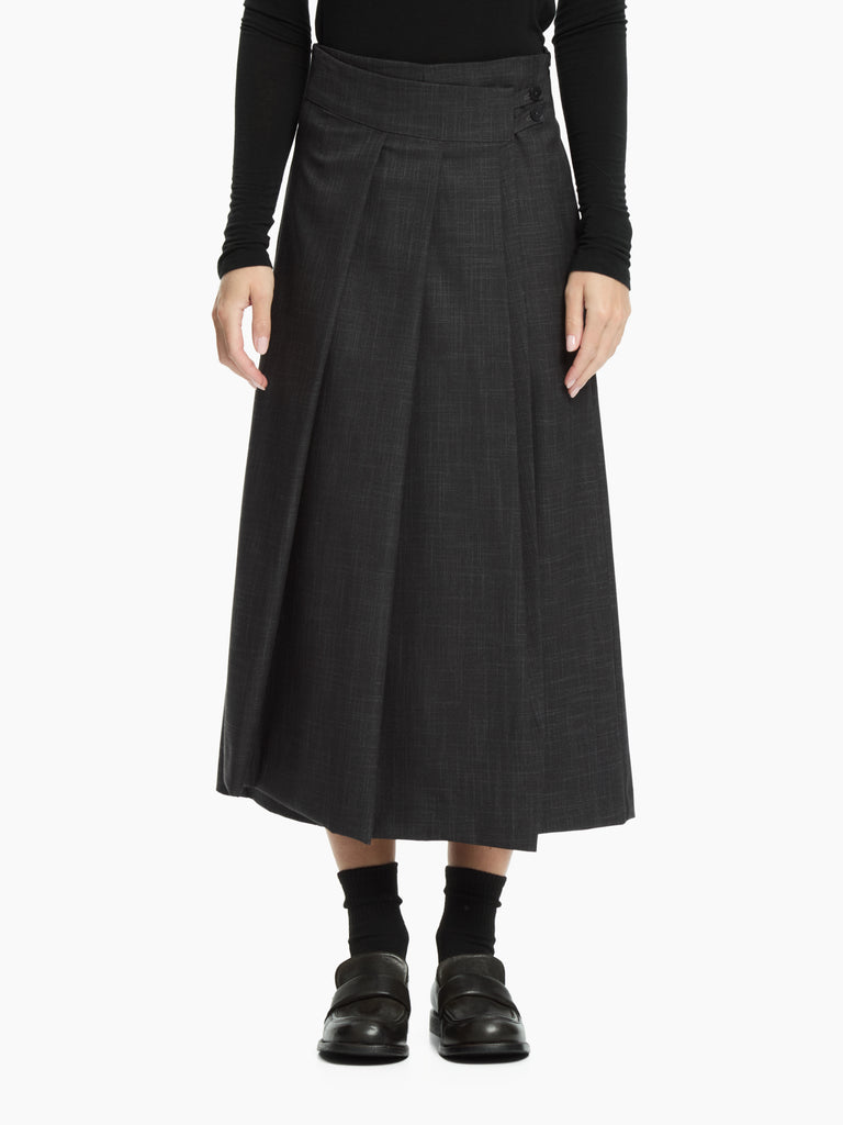 IXOS Pantalone con pannello frontale effetto gonna GRIGIO