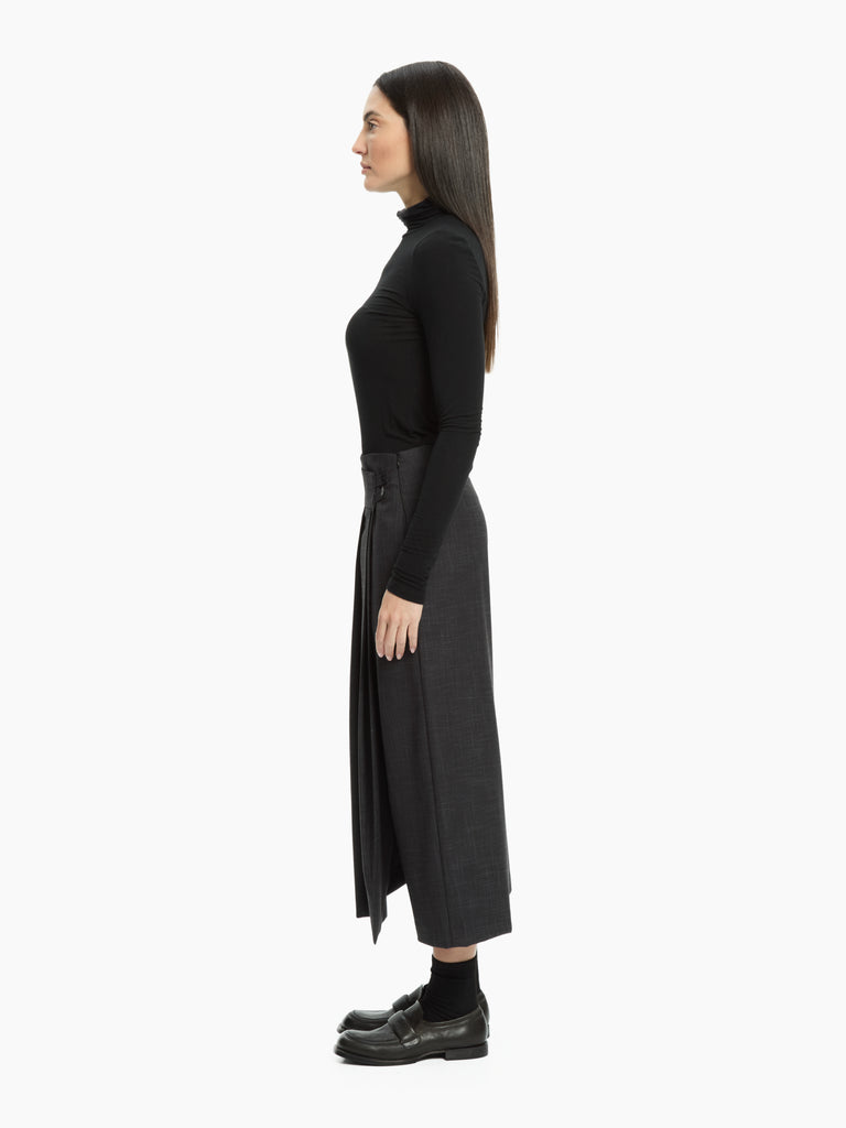 IXOS Pantalone con pannello frontale effetto gonna GRIGIO
