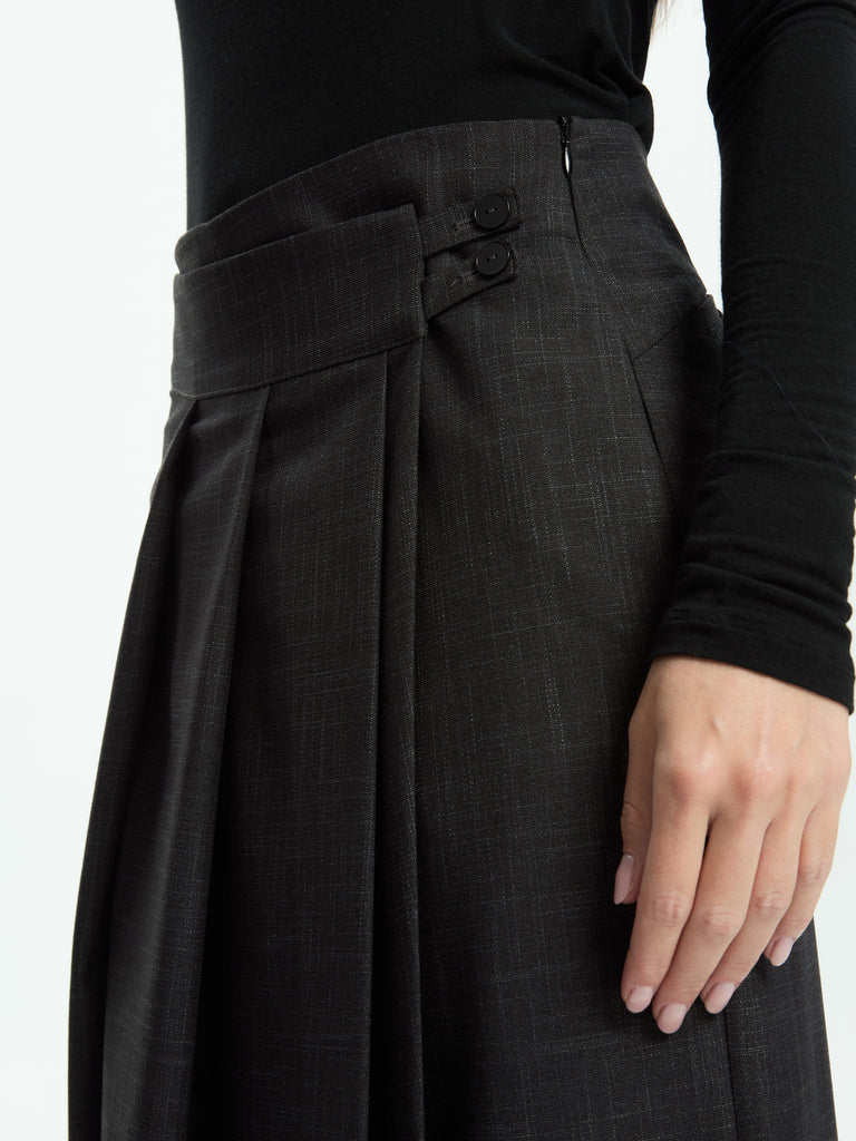 IXOS Pantalone con pannello frontale effetto gonna GRIGIO