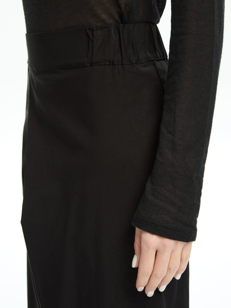 IXOS Pantalone cropped a gambia ampia NERO