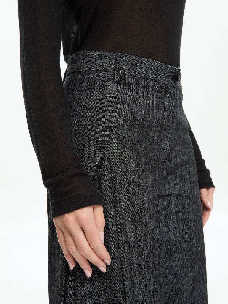 IXOS Pantalone con pieghe frontali NERO