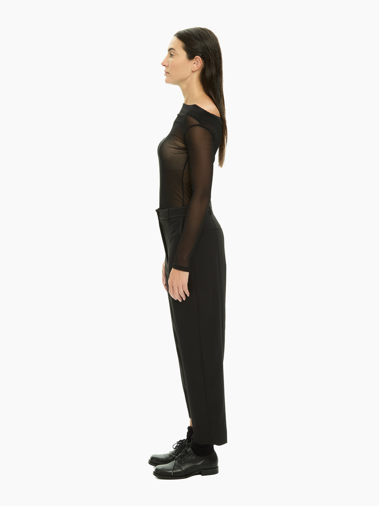 IXOS Pantalone destrutturato NERO