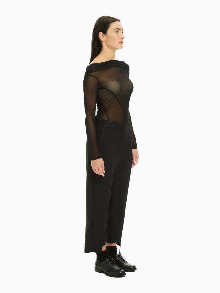 IXOS Pantalone destrutturato NERO