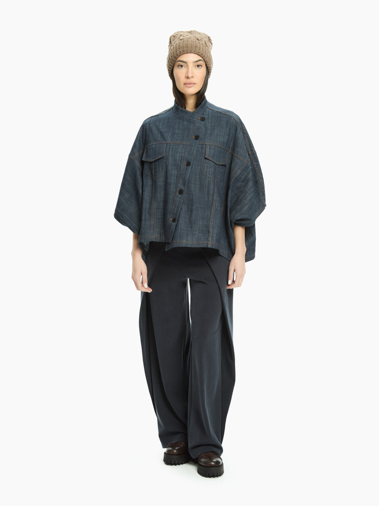 IXOS Pantalone dal design scultoreo GRIGIO