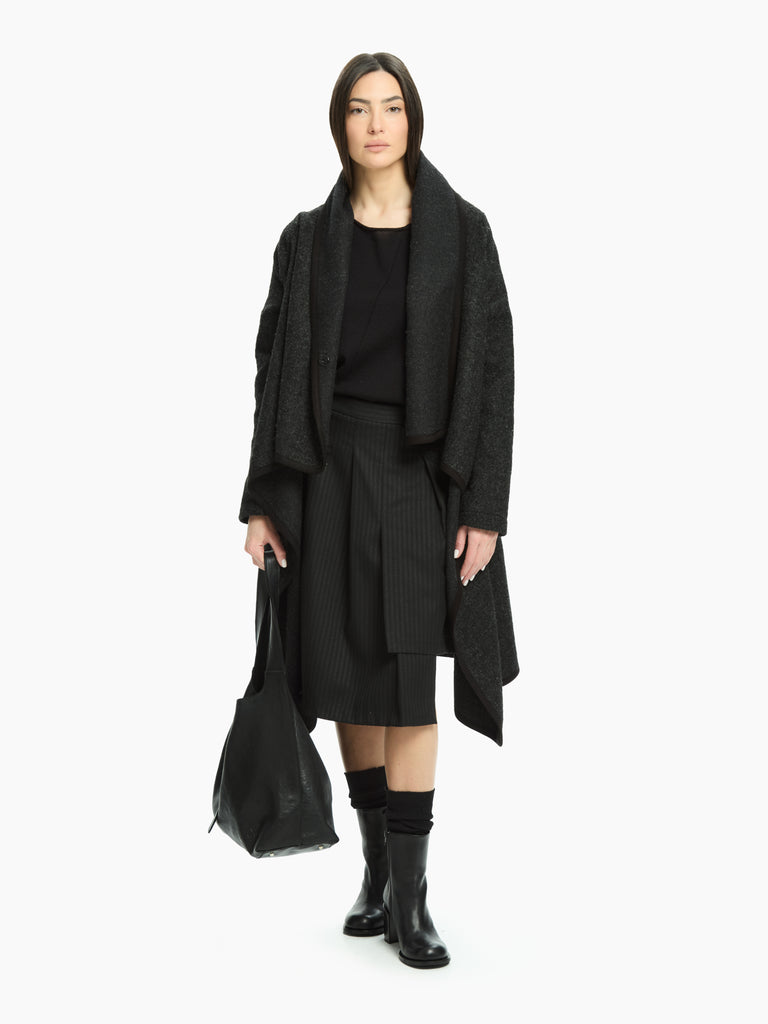 IXOS Gonna con pannello asimmetrico GRIGIO