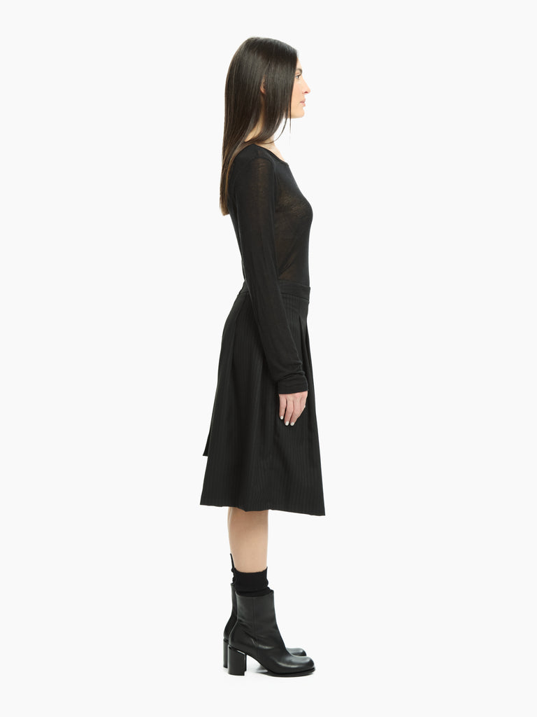 IXOS Gonna con pannello asimmetrico GRIGIO