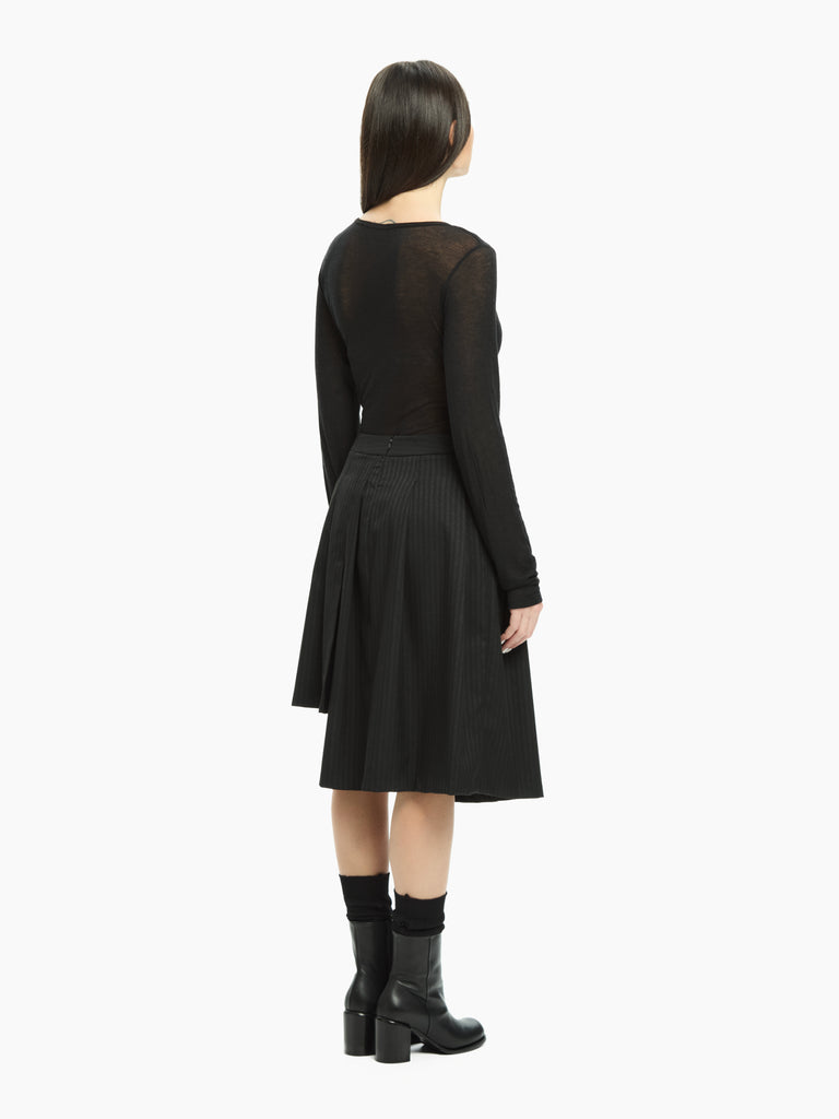 IXOS Gonna con pannello asimmetrico GRIGIO