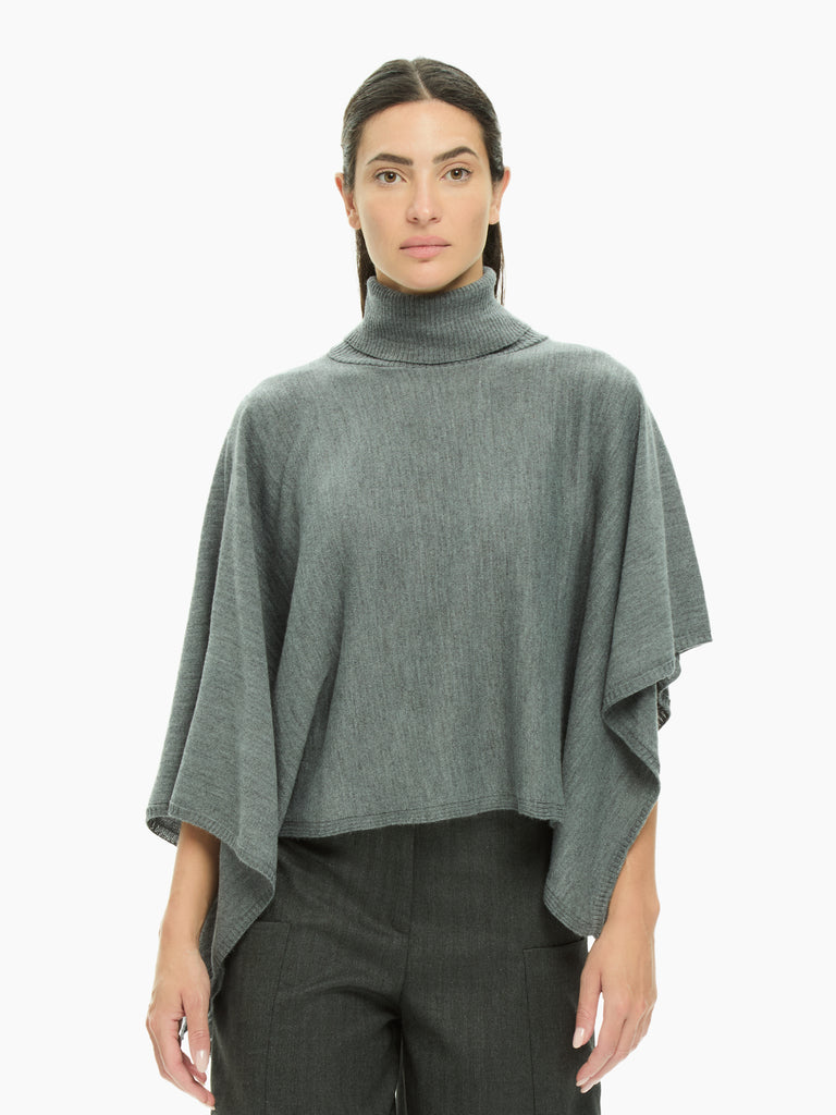 IXOS Poncho asimmetrico GRIGIO