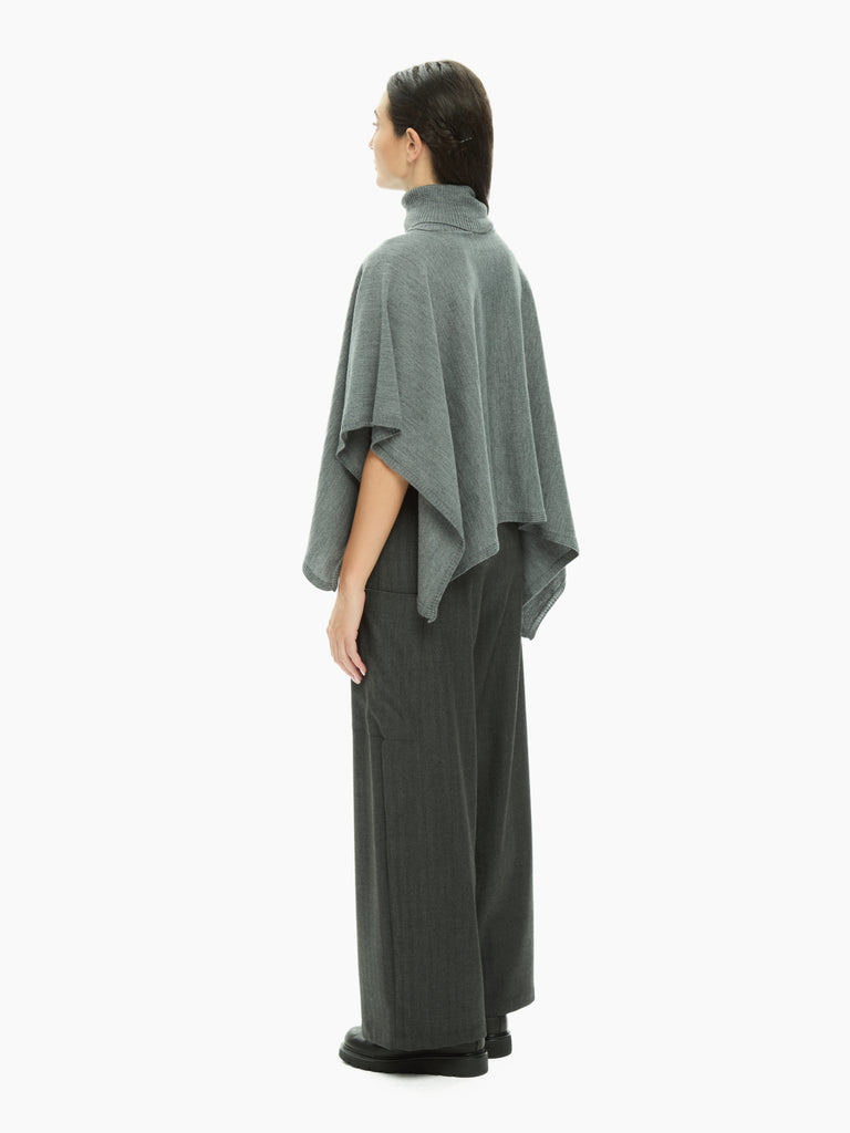 IXOS Poncho asimmetrico GRIGIO