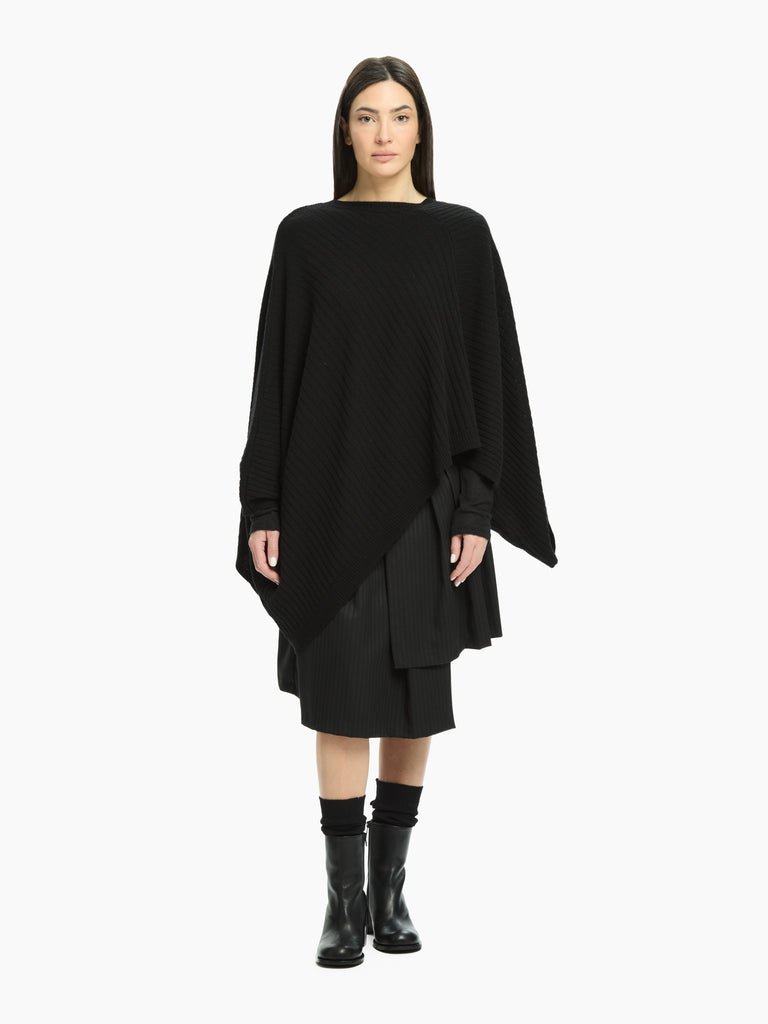 IXOS Cappa con taglio asimmetrico NERO