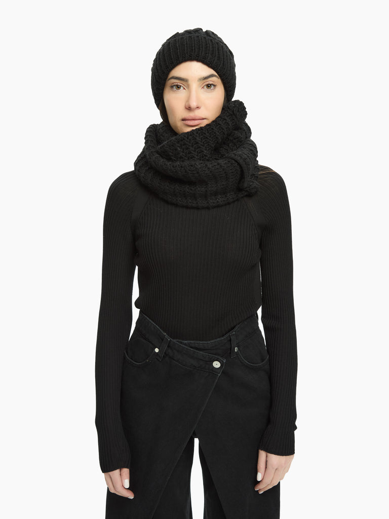 IXOS Sciarpa ad anello NERO