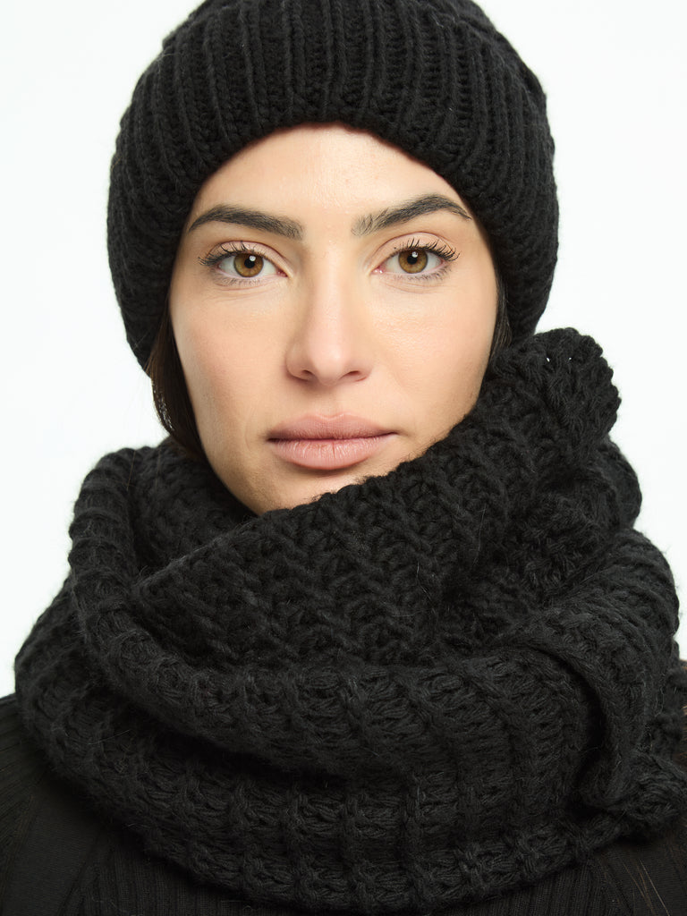 IXOS Sciarpa ad anello NERO