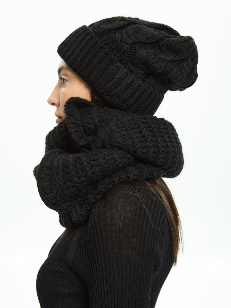 IXOS Sciarpa ad anello NERO