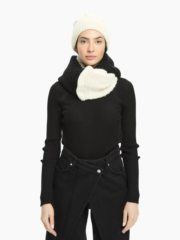 IXOS Sciarpa ad anello NERO