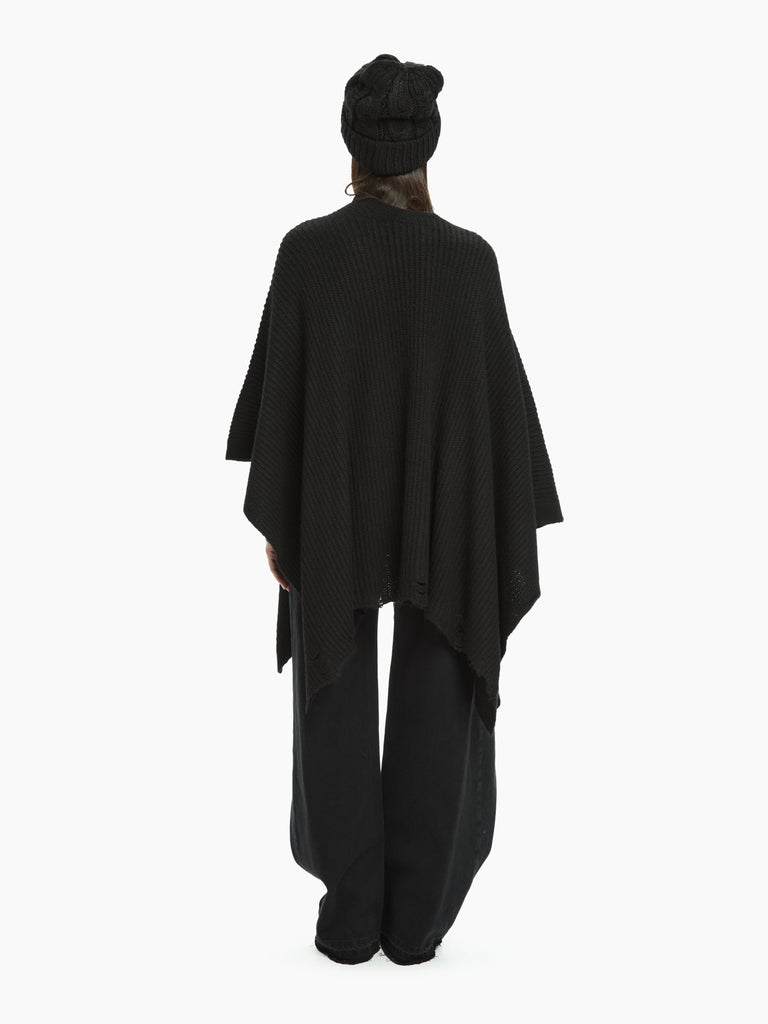 IXOS Mantella in maglia destrutturata NERO